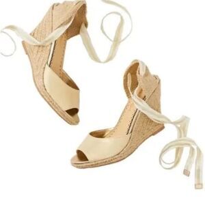 Lilly Pulitzer Elegant Espadrille Wedge Sandals Size 8